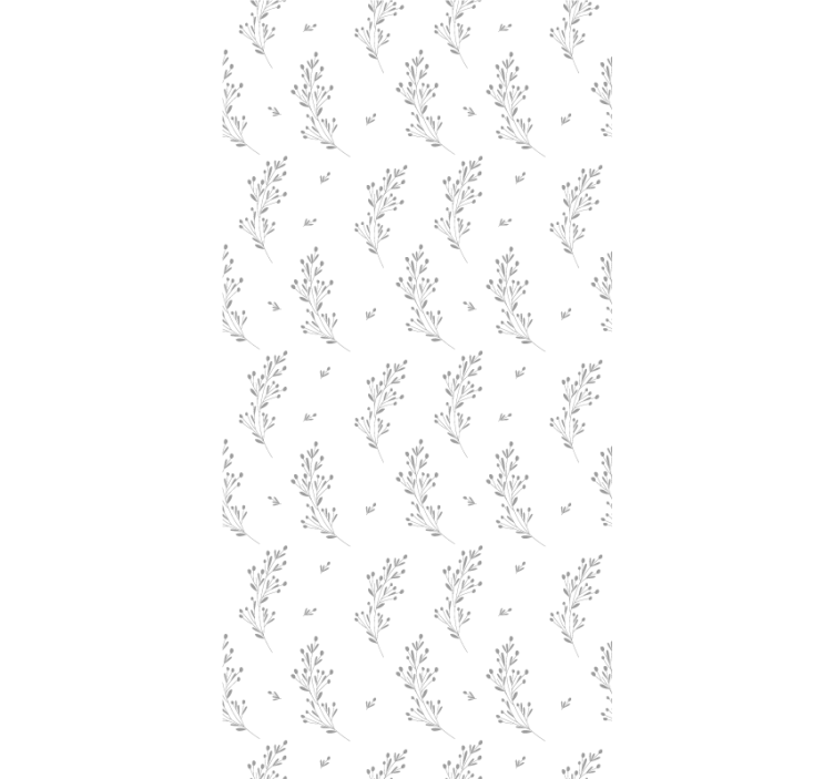 Subtle blossom motif flower roller blind - TenStickers
