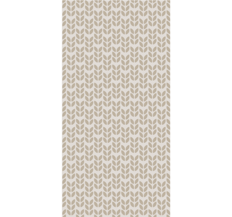 Leaf Pattern Design flowers and plants roller blind - TenStickers