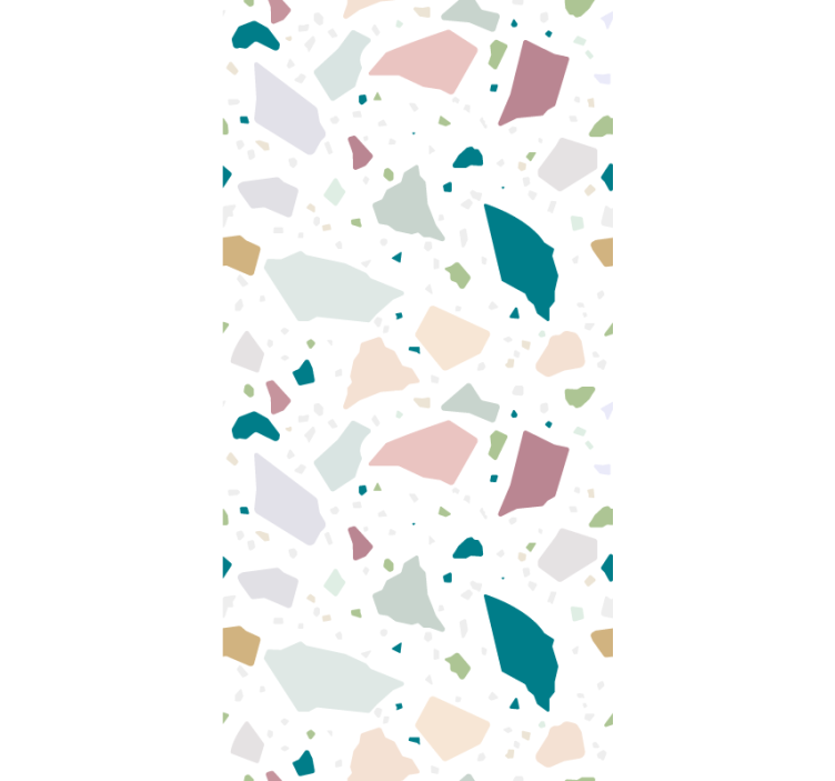 Abstract irregular terrazzo texture and pattern roller blind - TenStickers