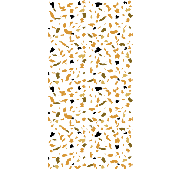 Warm colors Terrazzo style and pattern blind - TenStickers