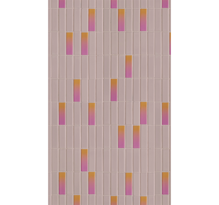 Texture and pattern roller blind in gradient pink - TenStickers