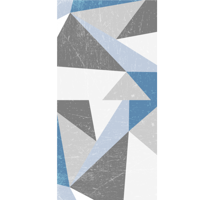 GEOMETRIC SHAPES ART modern roller blind - TenStickers