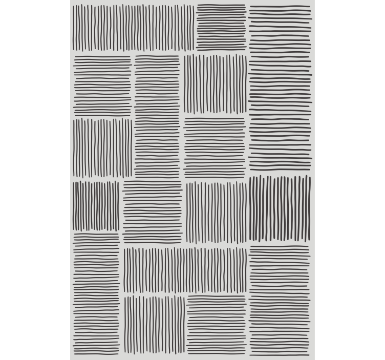 Stripe black and grey motif texture and pattern roller blind - TenStickers