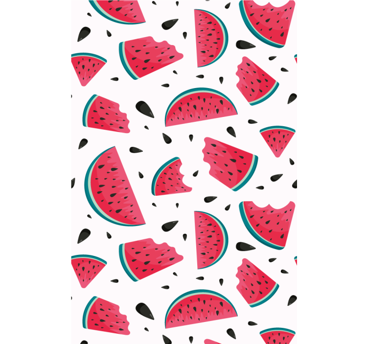Watermelon Slice Pattern fruit and vegetable roller blind - TenStickers