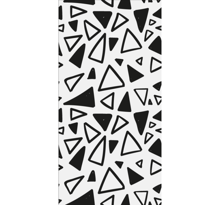 Abstract triangle patterns modern roller blind - TenStickers