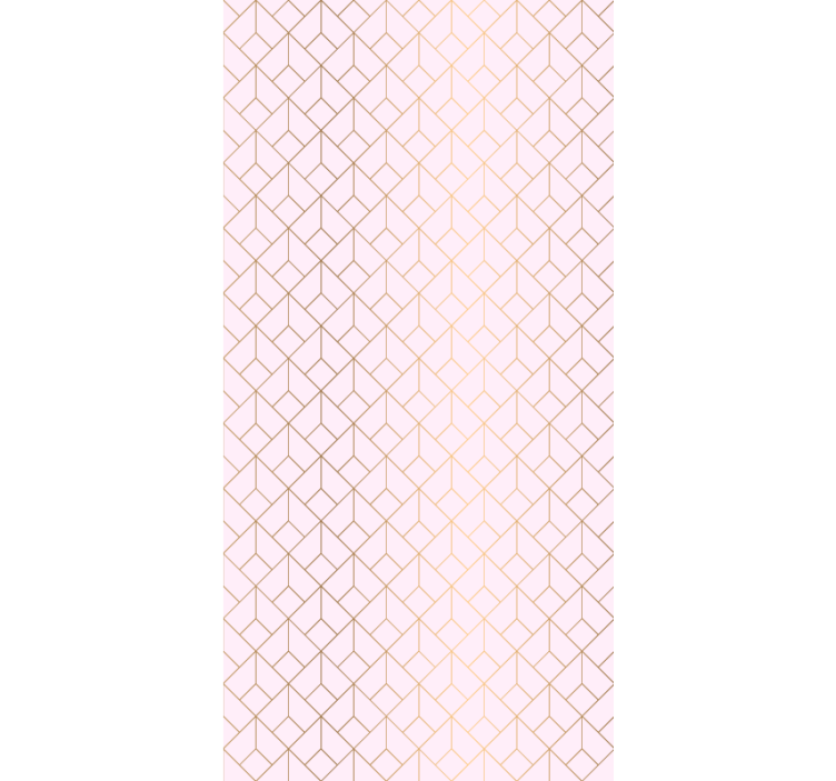 Geometric styled arrangement elegant roller blind - TenStickers