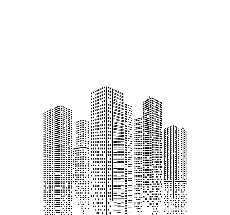 Skyline office  Original blind - TenStickers