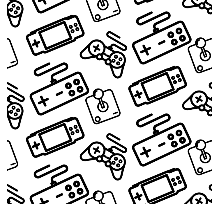 minimalist controllers  geek roller blind - TenStickers