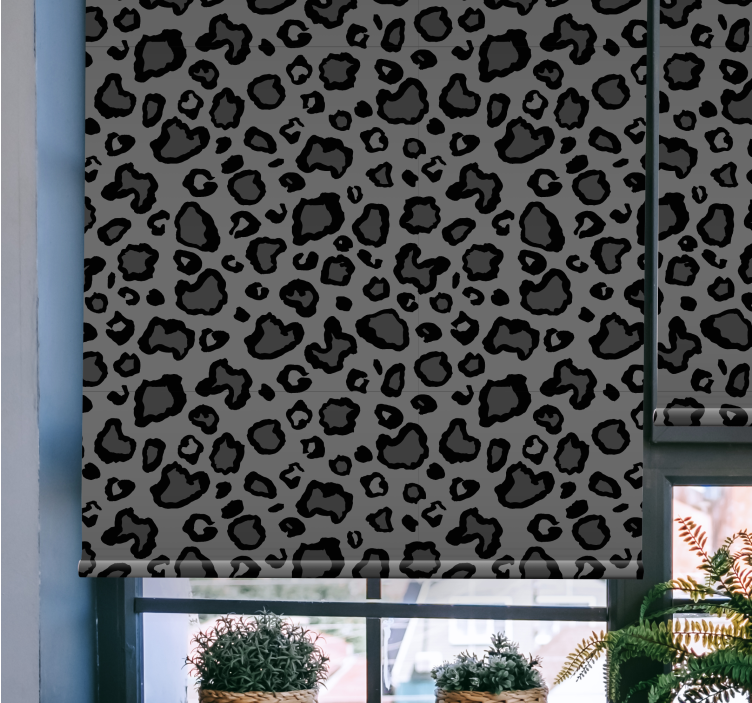 Animal Print Elegance texture and pattern roller blind - TenStickers