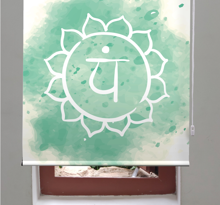 Chakra emblem creation zen roller blind - TenStickers