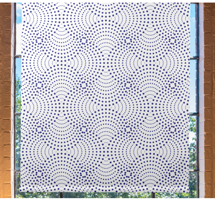 Circular Purple Patterns texture and pattern roller blind - TenStickers