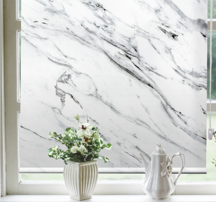 Elegant marble pattern texture and pattern roller blind - TenStickers