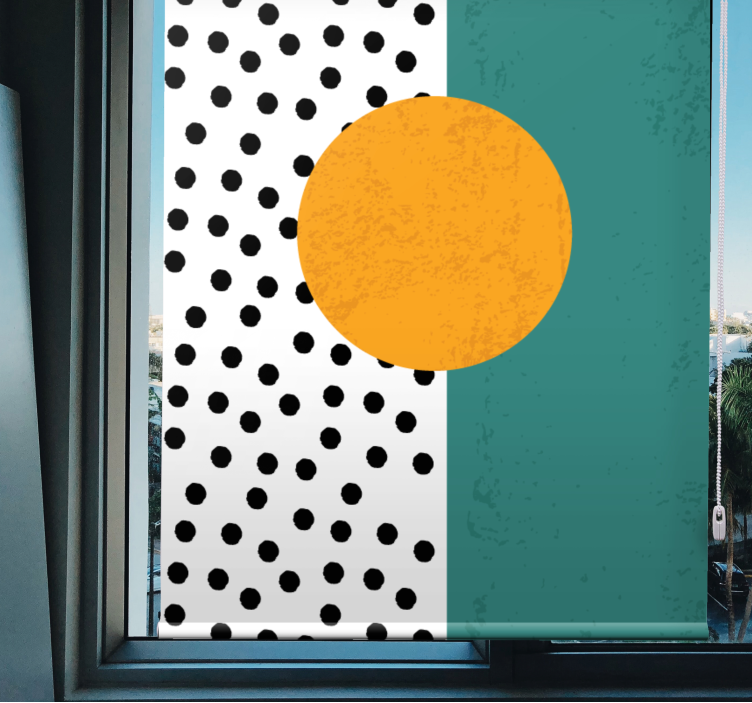 Contemporary dot design modern roller blind - TenStickers