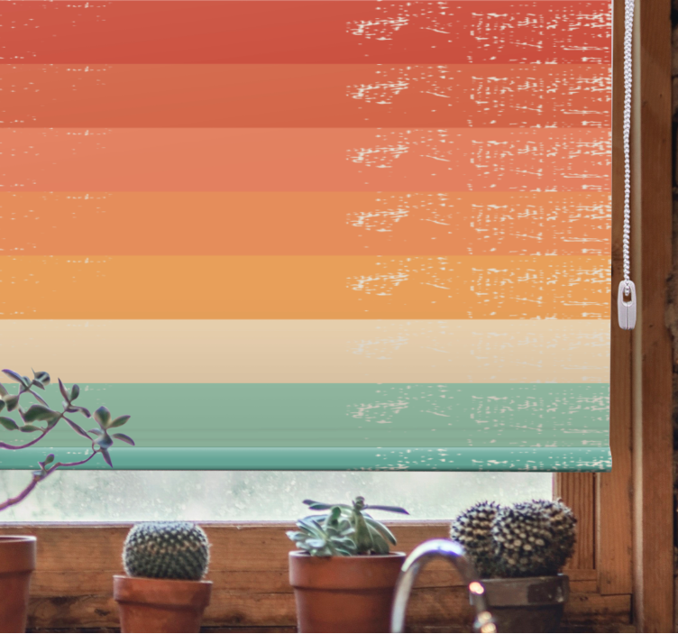 Gradient Color Layers texture and pattern roller blind - TenStickers