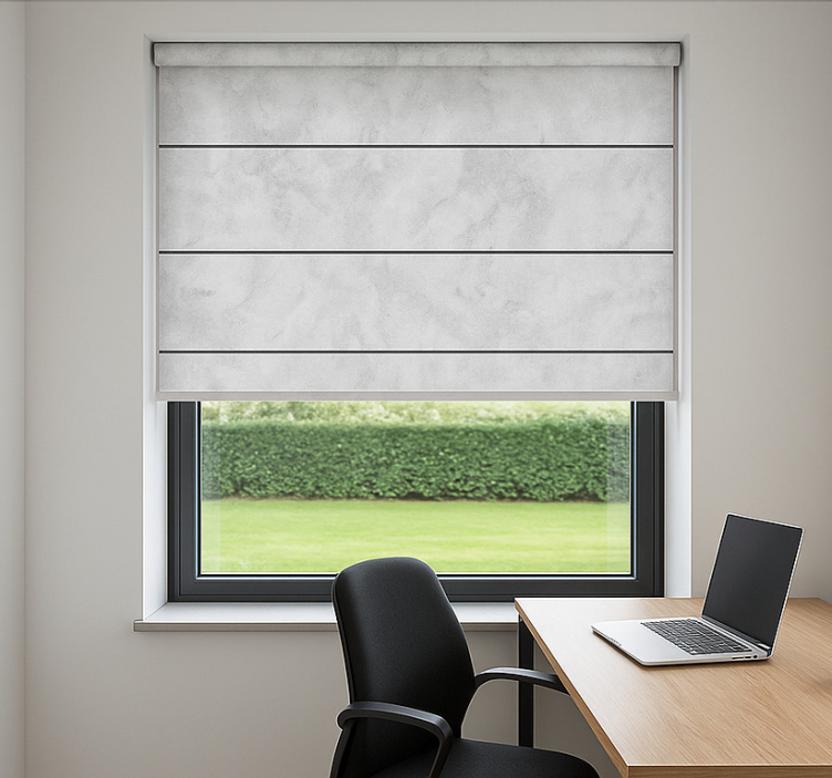 Marmle design office roller blind - TenStickers