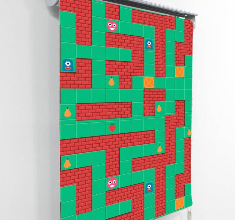 Maze Creature Adventure fun roller blind - TenStickers