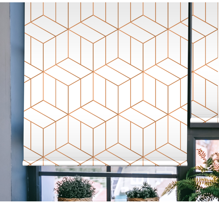 Modern different octagons Modern blind - TenStickers