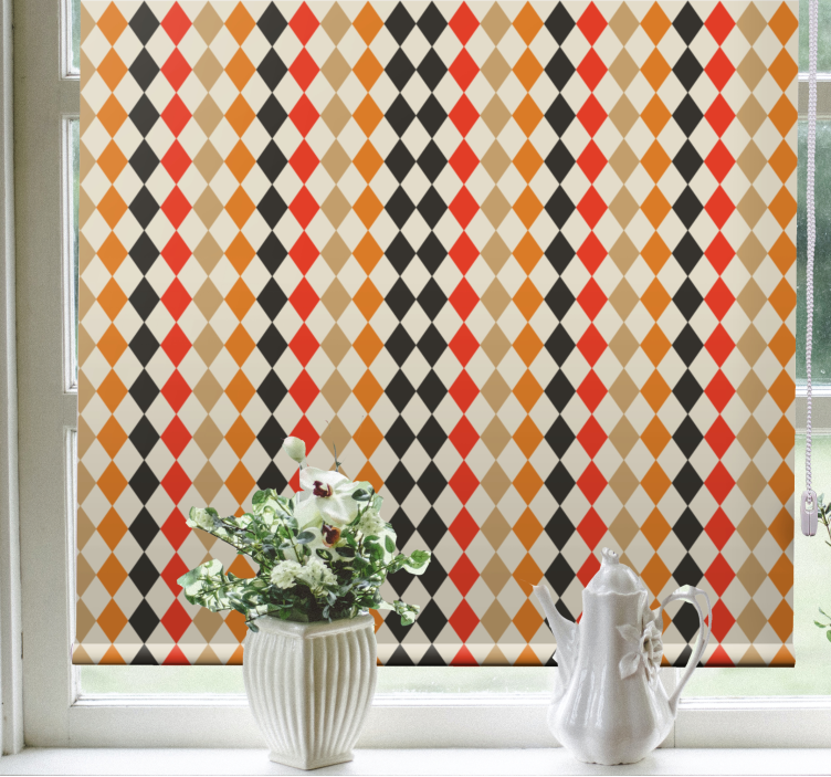 Retro 80 pattern  More vintage roller blind - TenStickers