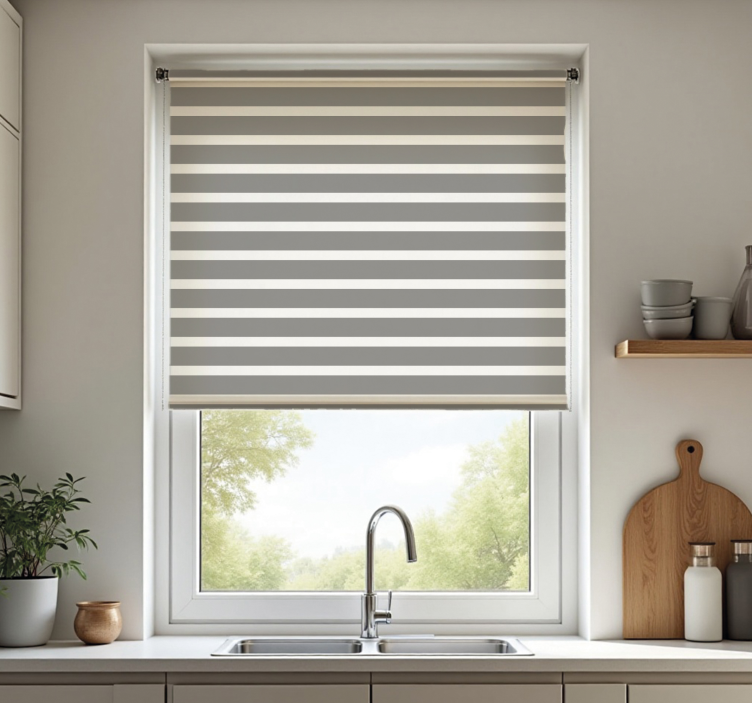Shade with openings kitchen roller blind - TenStickers