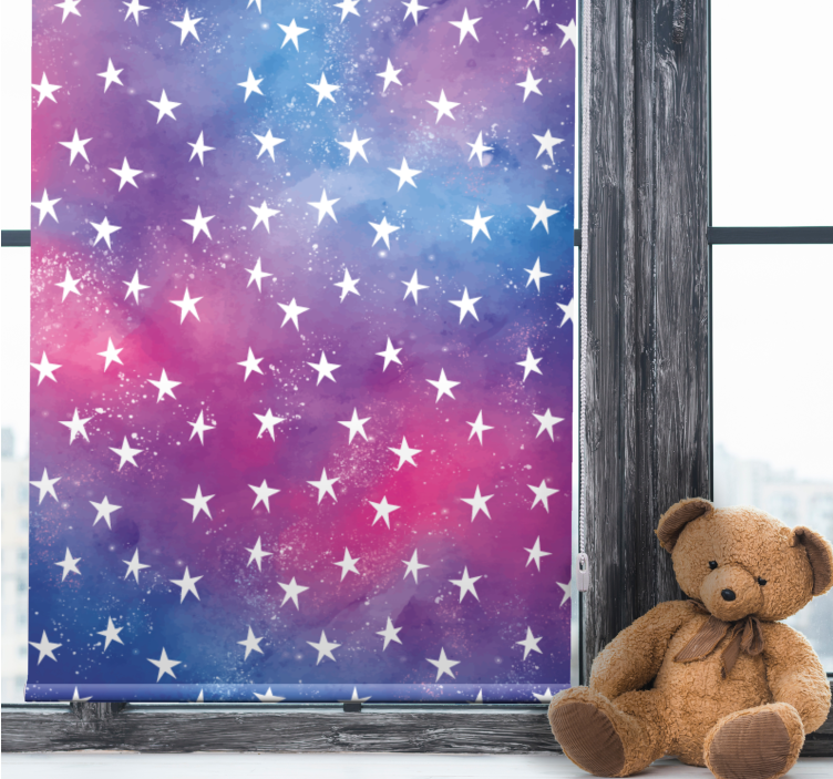 Starry sky pattern children room roller blind - TenStickers