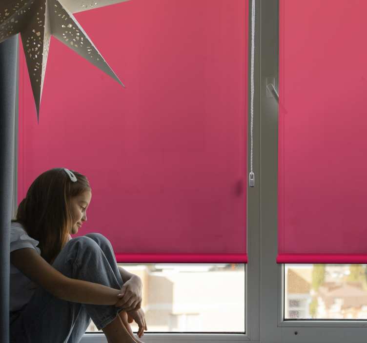 Vibrant pink color Teenage blind - TenStickers