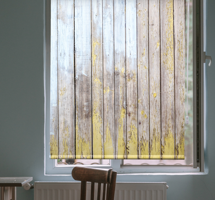 Weathered Wood Texture rustic roller blind - TenStickers