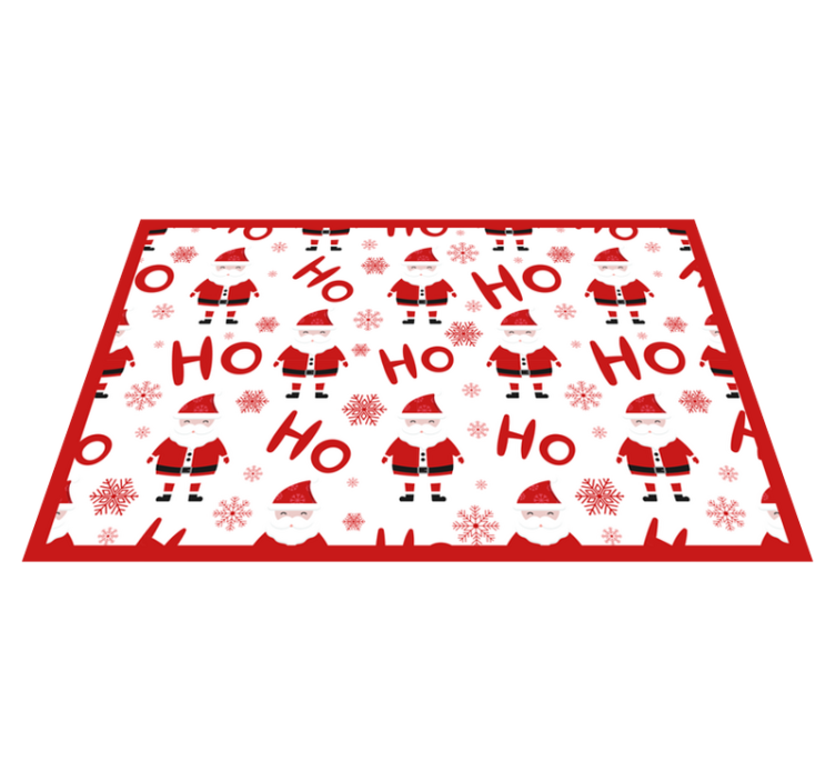 Santa Claus and HoHoHo Christmas placemats - TenStickers
