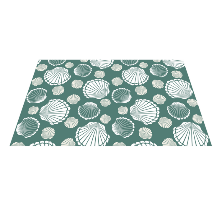 Original placemats with sea shell designs - TenStickers