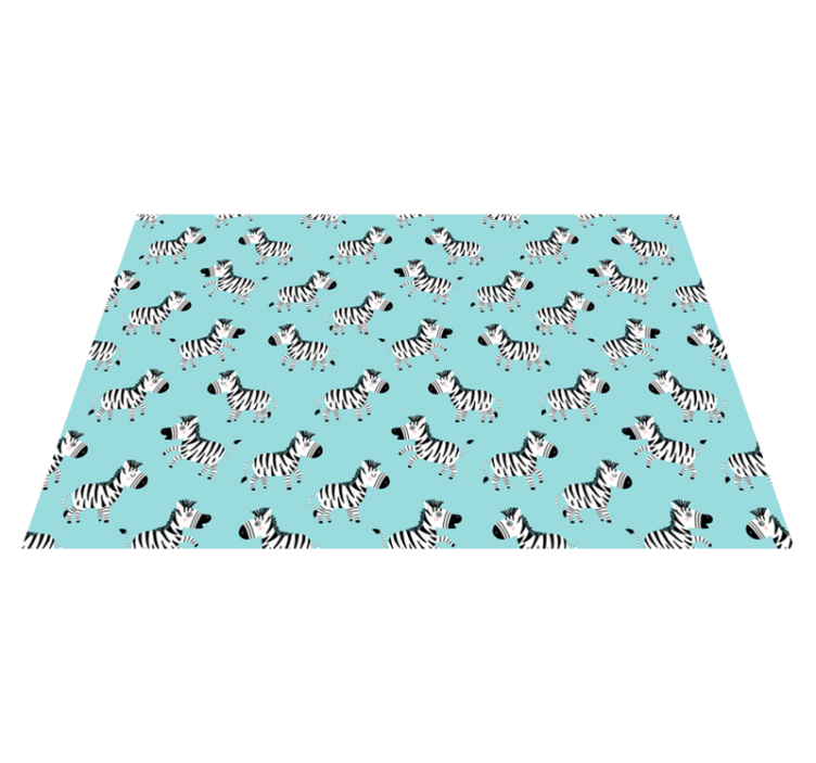 Original placemats zebra pattern design - TenStickers