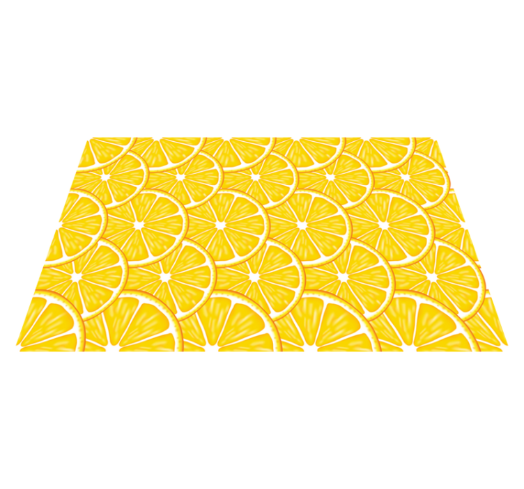 Orange Pattern citrus placemats - TenStickers