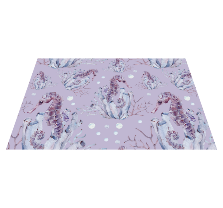 Original placemats seahorse design - TenStickers