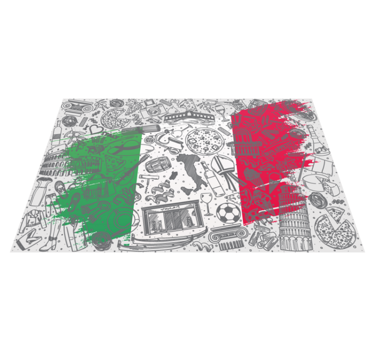 Italy background restaurant placemats - TenStickers