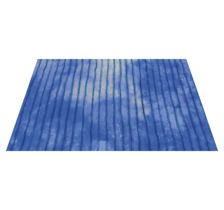 Textured placemats in blue striped pattern - TenStickers