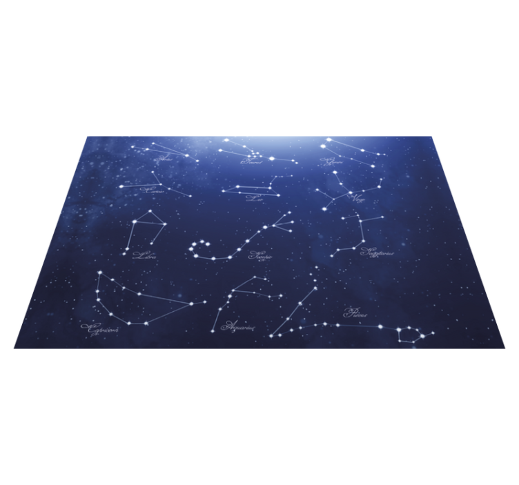 Placemat with quotes constellation star map - TenStickers