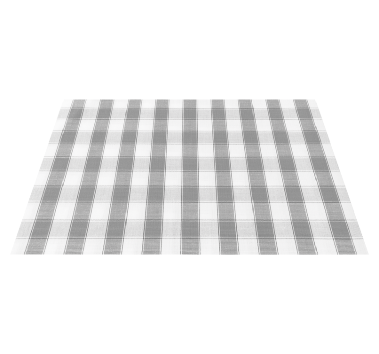 Textured placemats in classic checkered design - TenStickers