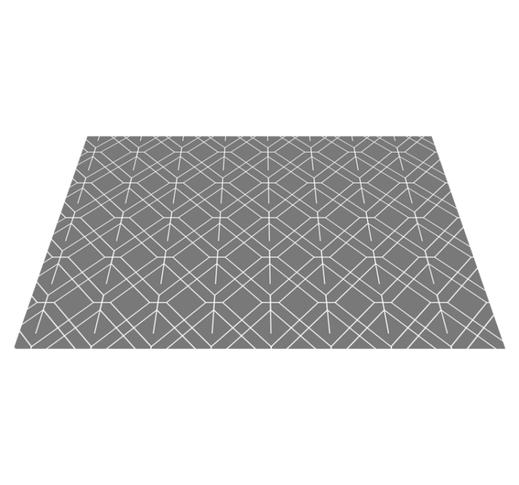 Lattice pattern grey modern placemats - TenStickers