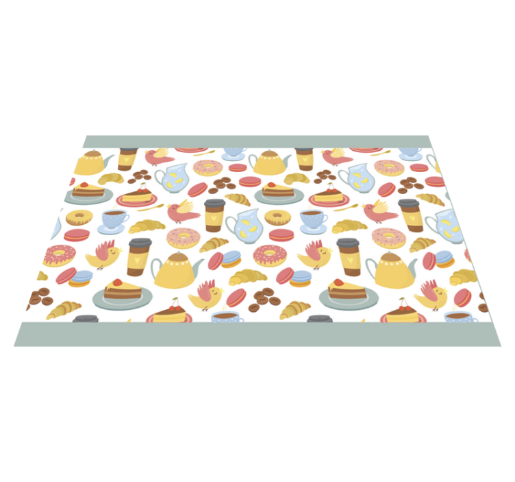 Children placemats colorful dessert designs - TenStickers