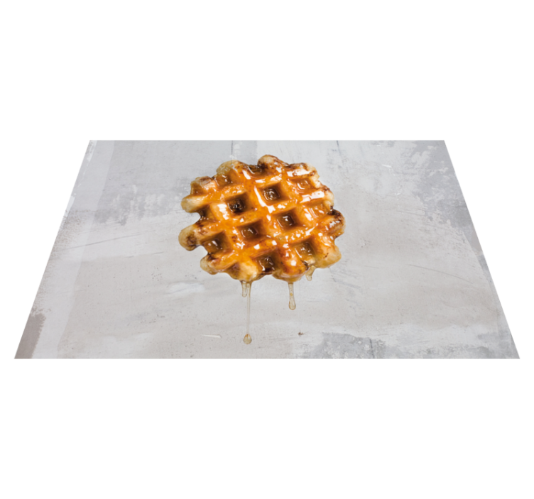 Original placemats golden syrup waffle - TenStickers