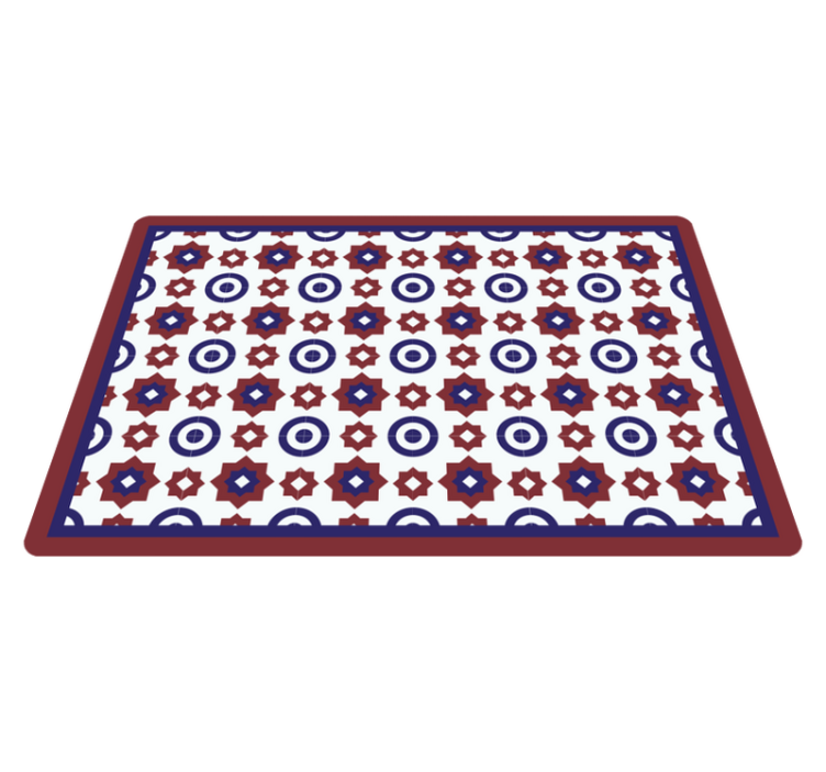 Modern placemats geometric design mat - TenStickers