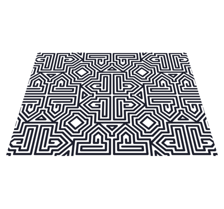 Labyrinth pattern elegant placemats - TenStickers