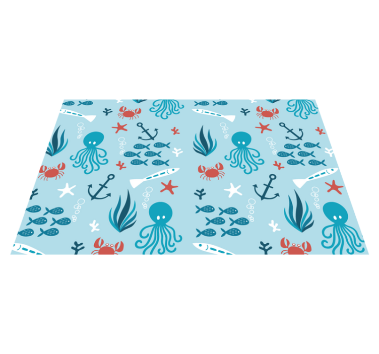 Little Marine Symbols original placemats - TenStickers