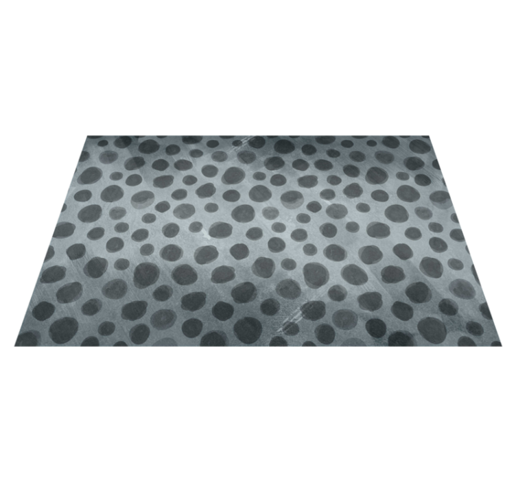 Textured placemats grey polka dot surface - TenStickers