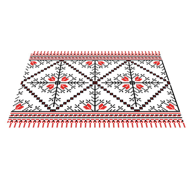 Original placemats geometric floral design - TenStickers