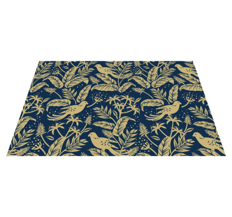 Original placemats graceful leaf design - TenStickers