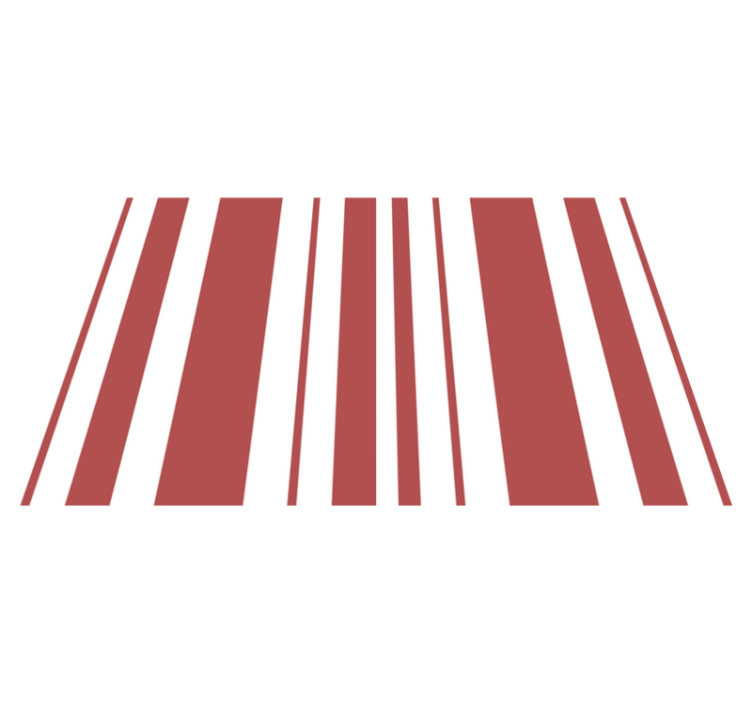 Textured placemats striped color pattern - TenStickers