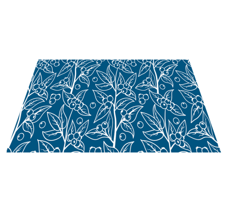 Delicate Floral Pattern textured placemats - TenStickers