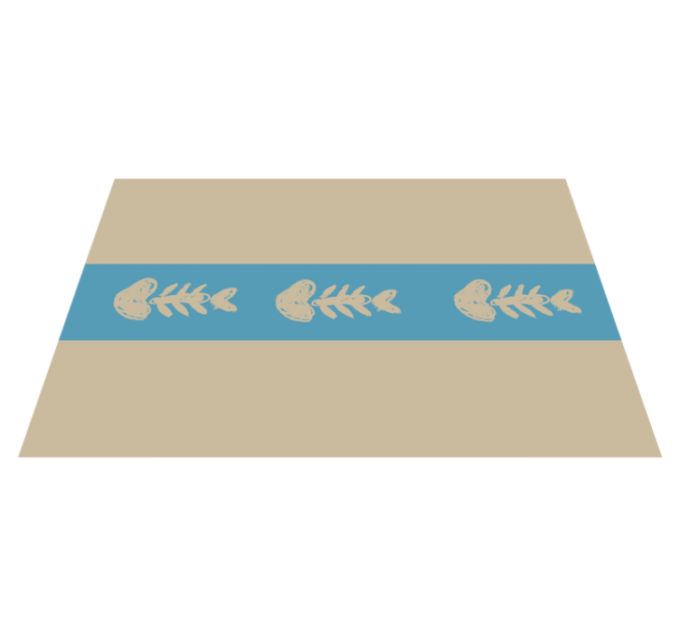 Original placemats unique fishbone design - TenStickers