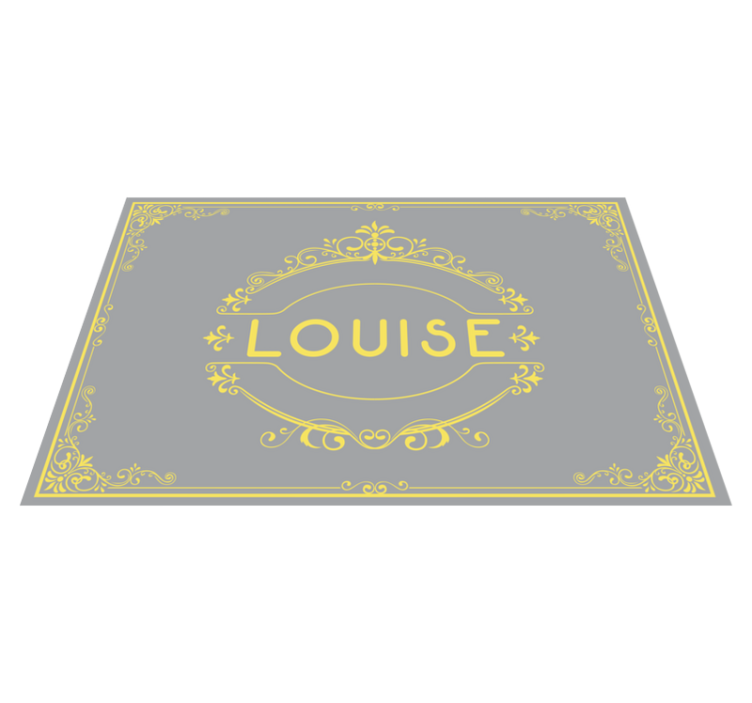 Personalisable placemats for elegant name display - TenStickers