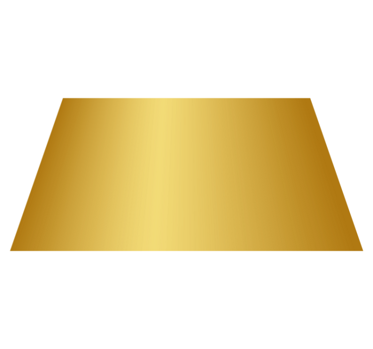 Modern placemats with golden gradient design - TenStickers