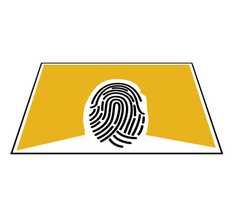 Original placemats with stylized fingerprint design - TenStickers